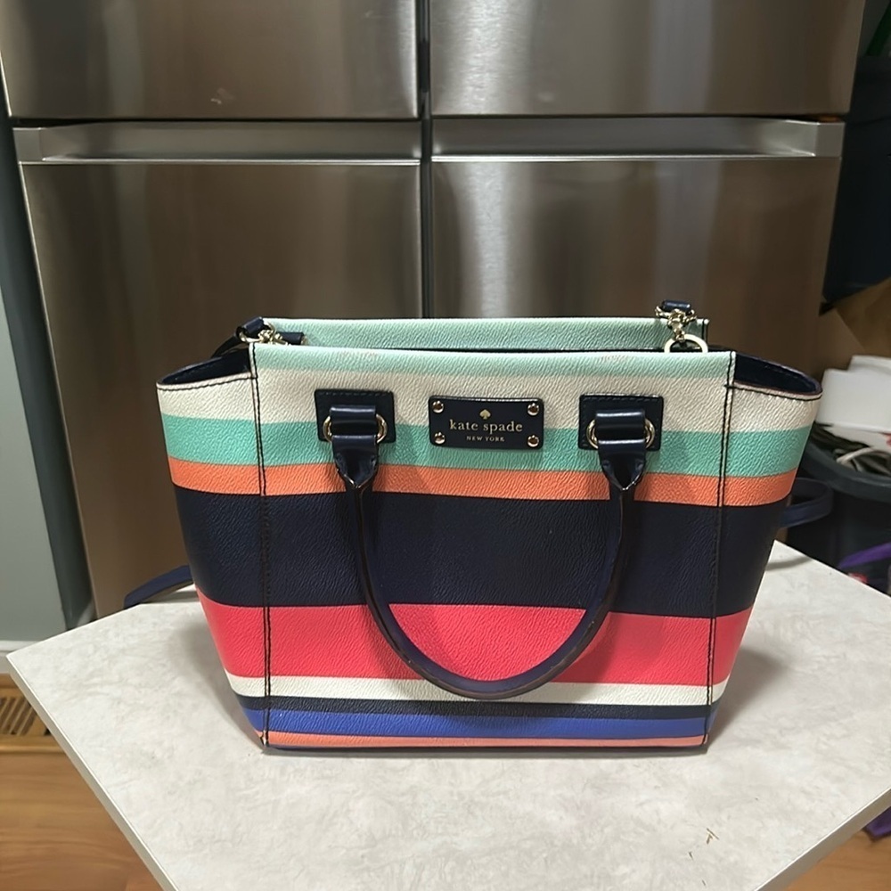 Striped Kate Spade Handbag